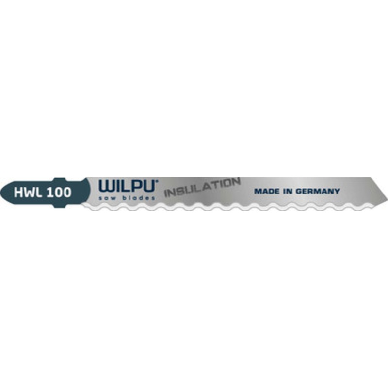 WILPU Jigsaw Blade | HWL 100 100mm Wave Jigsaw Blade for Insulation