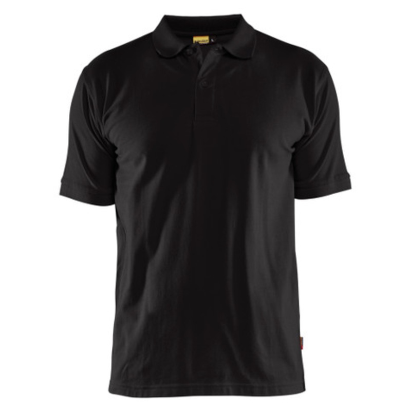BLAKLADER Polo Shirt  | 3435 Mens Black Profile Polo Shirt in Cotton