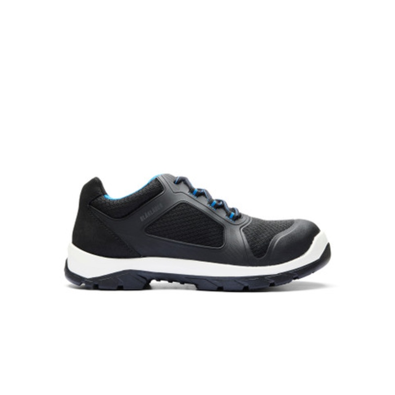 BLAKLADER Safety Shoes | 2432 RETRO Black Laced Work Shoes