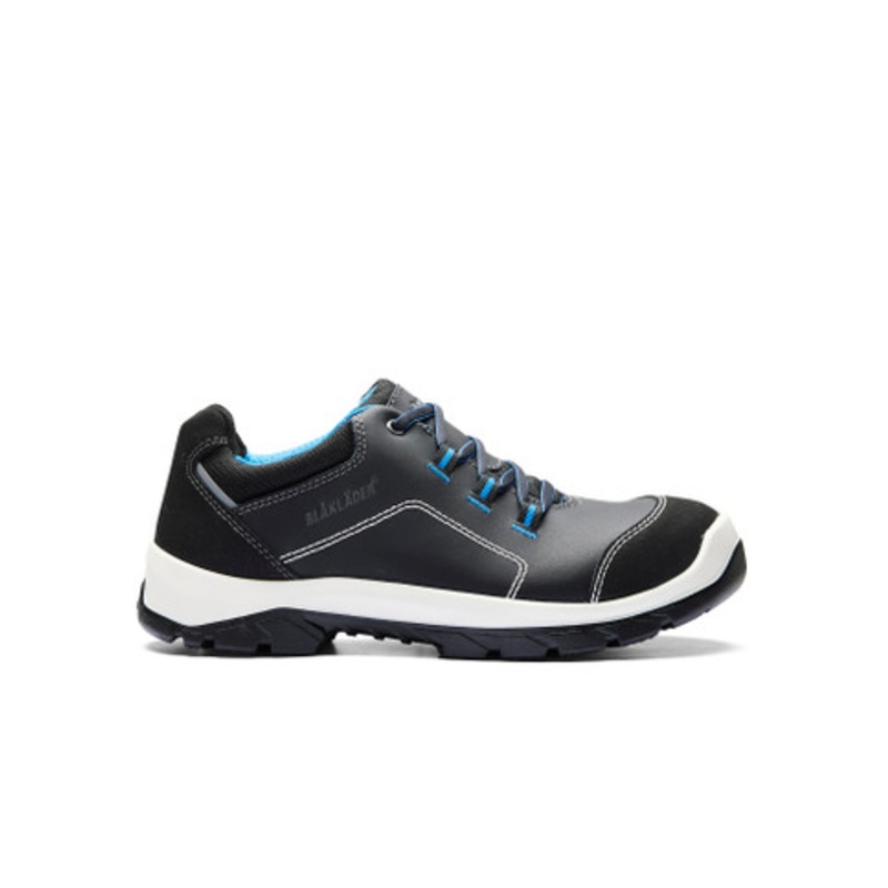 BLAKLADER Safety Shoes | 2433 RETRO Black Laced Work Shoes