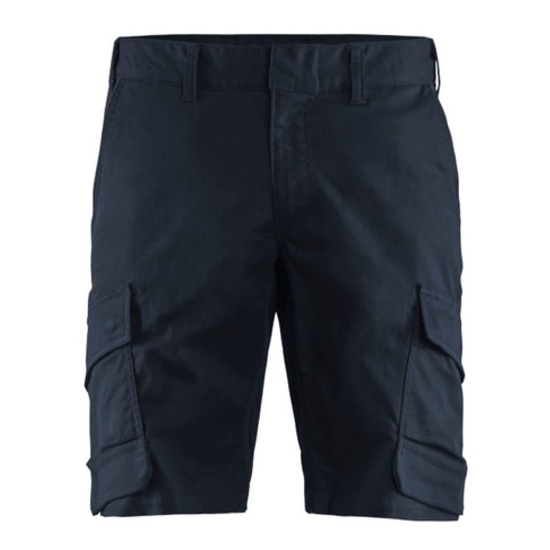 BLAKLADER Shorts | 1446 Industry Stretch Dark Navy Blue Shorts with Scratch Free 2-Way Stretch