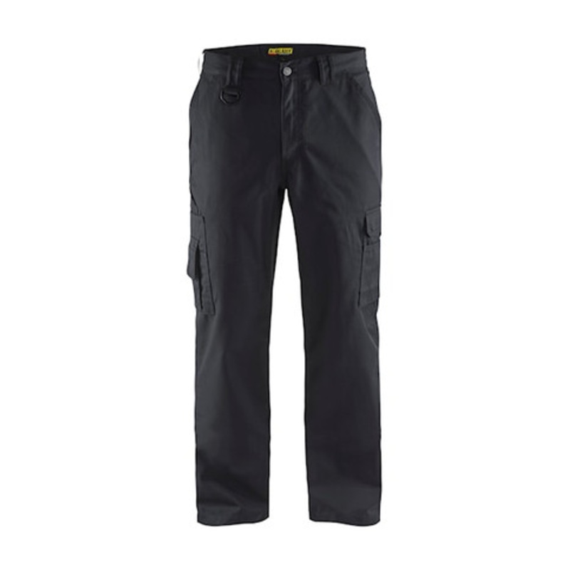 BLAKLADER Trousers | 1407 Industry Black Trousers in Durable Poly/Cotton Blend
