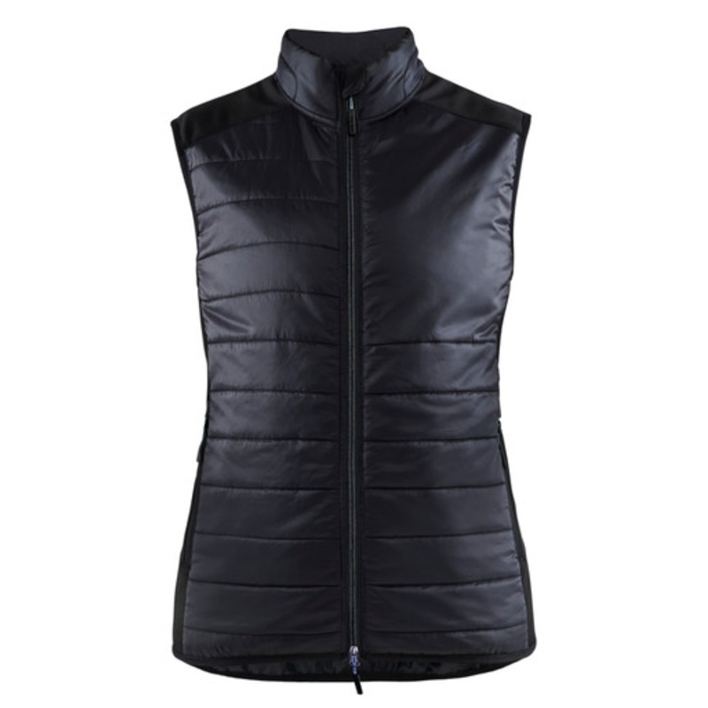 BLAKLADER Vest | 3864 Black / Dark Grey Quilted Vest for Women with Warm Lining