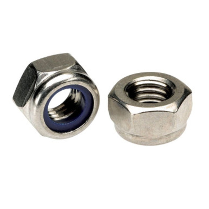 HSI Nuts | M3 – M12 Hexagon Nuts with NYLOC in A2 304 Stainless Steel