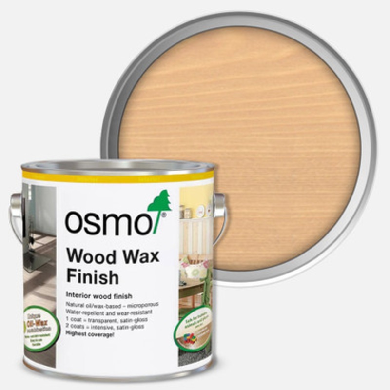 OSMO Interior | WOOD WAX FINISH 3102 Light Steamed Beech Interior Tinted