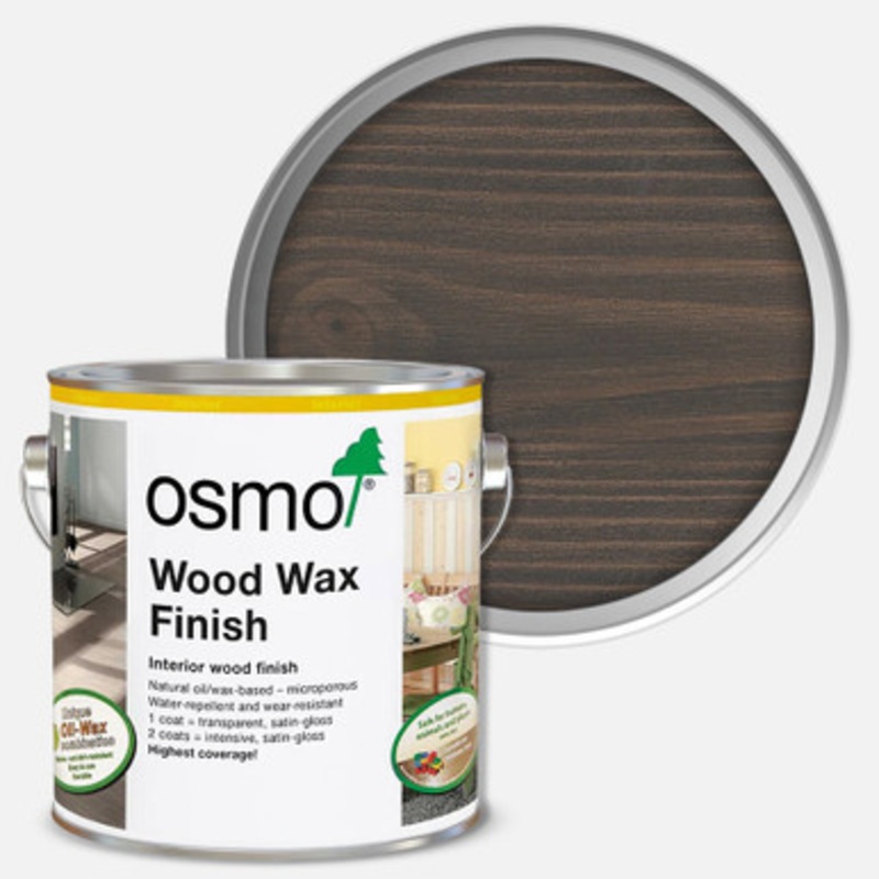 OSMO Interior | WOOD WAX FINISH 3118 Granite Grey Interior Tinted