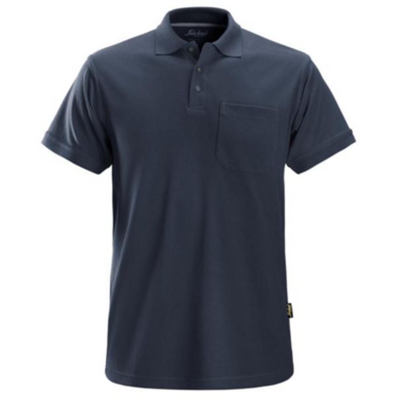 SNICKERS Polo Shirt | 2708 Mens Navy Blue  Classic Polo Shirt in Durable Poly/Cotton Blend