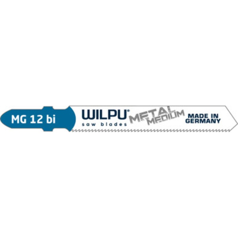 WILPU Jigsaw Blade | MG 12 bi 75mm Medium Material Jigsaw Blade for Steel