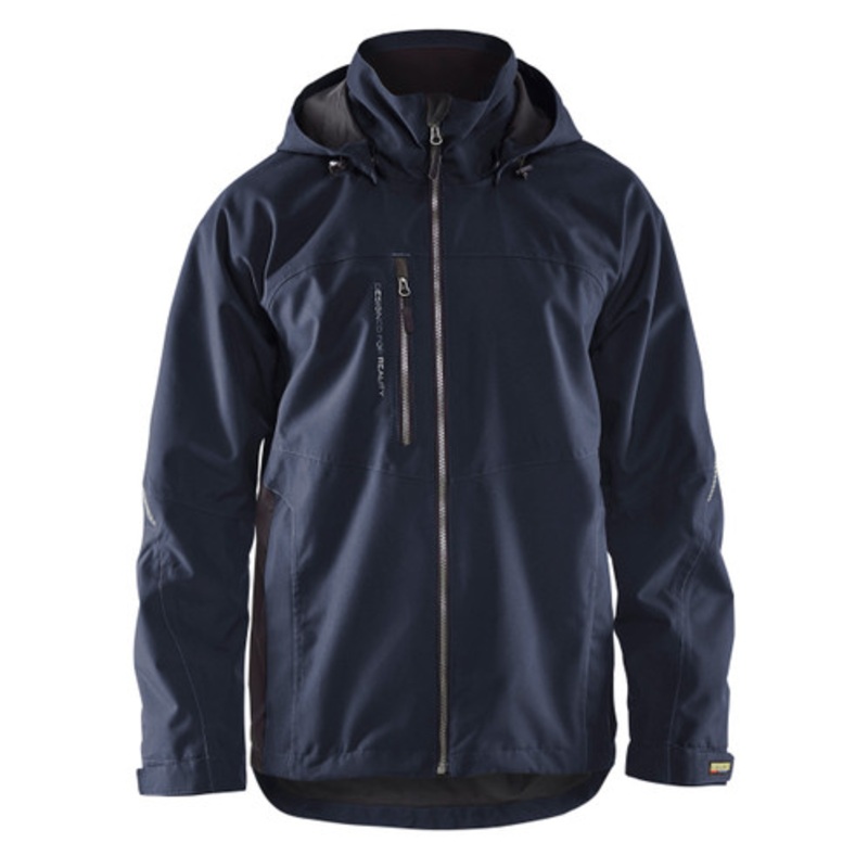 BLAKLADER Jacket | 4790 Dark Navy Blue Shell Jacket with Waterproof and Windproof in Polyester