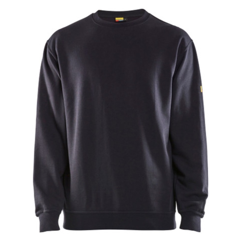 BLAKLADER Sweater | 3074 Black Anti-Flame Sweater in Anti-Static Multinorm