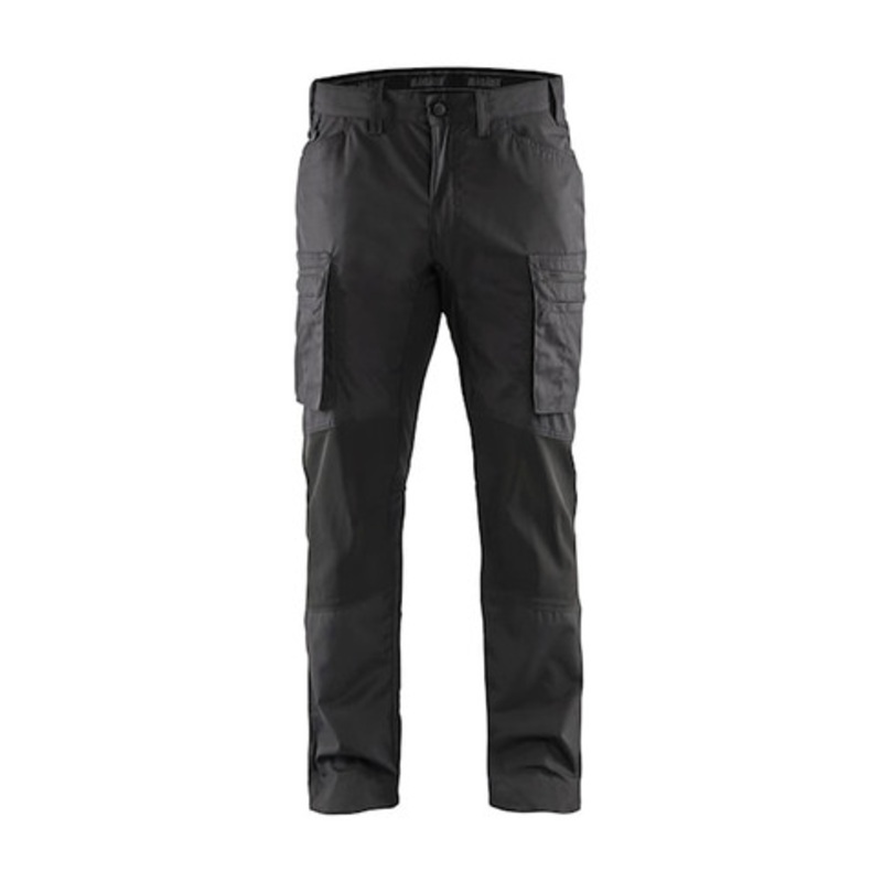 BLAKLADER Trousers | 1459 Service Stretch Dark Grey Trousers with Polyester