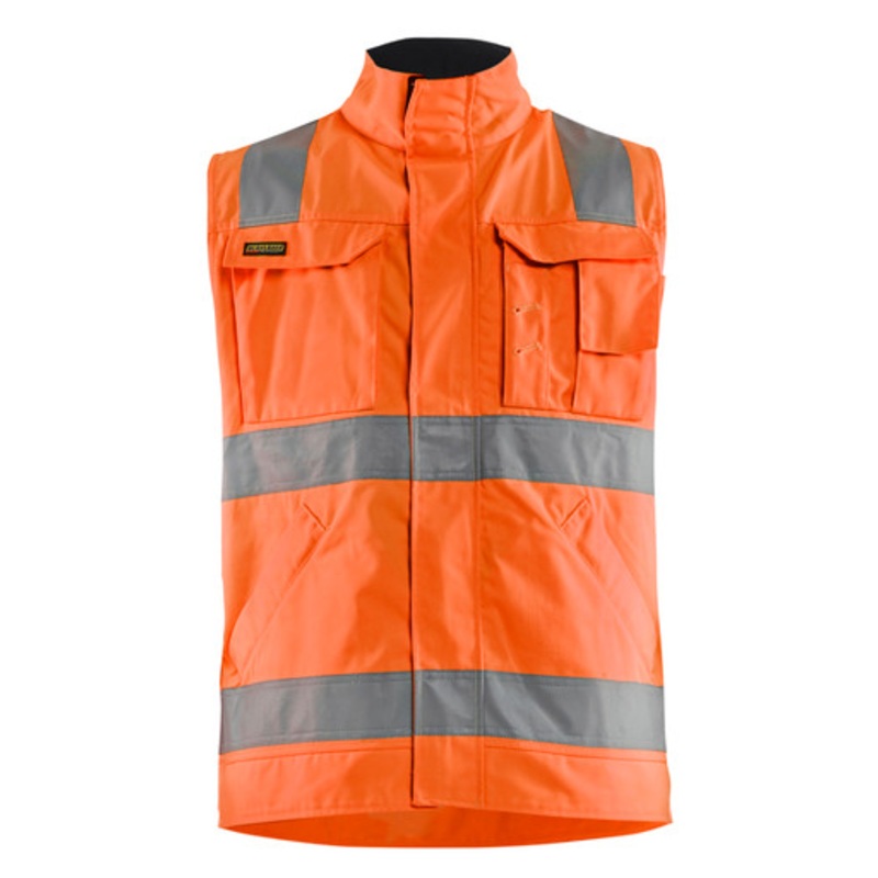 BLAKLADER Vest | 8505 High Vis Orange Safety Vest with Reflective Tape