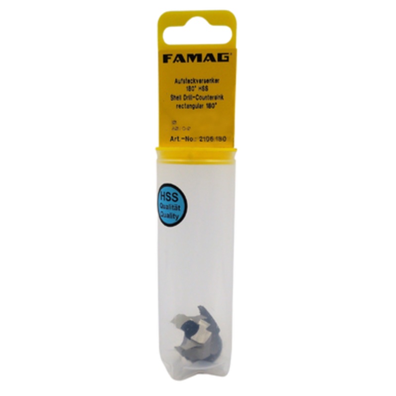 FAMAG Shell Countersinks | 2106 180 Countersink –  20mm  for 8mm Drill