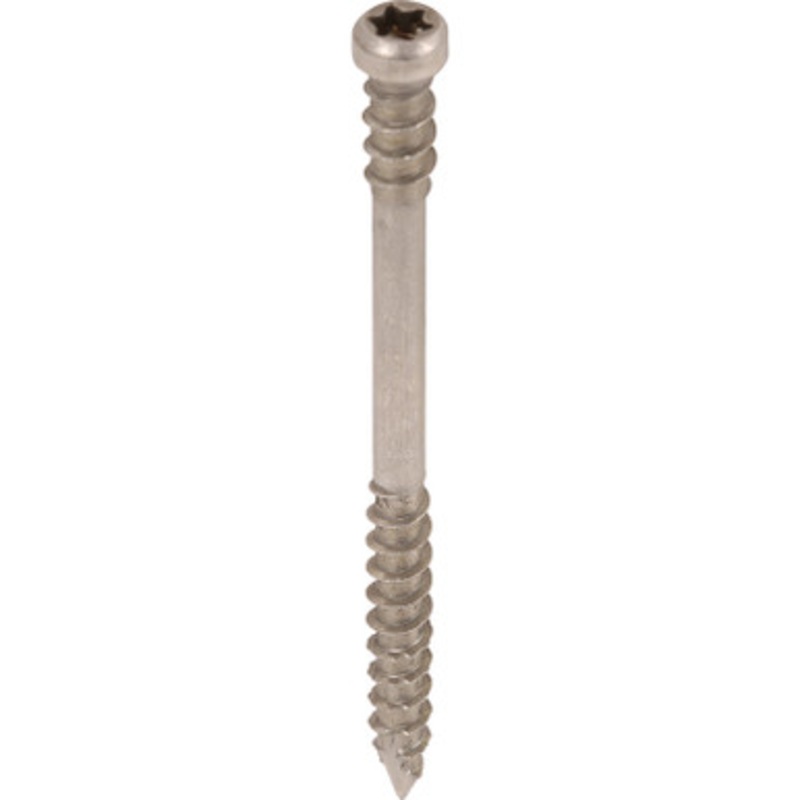 SPAX Screws | 5mm T25 Cylindrical Head Decking Screws with Secondary Thread in A2 304 Stainless Steel