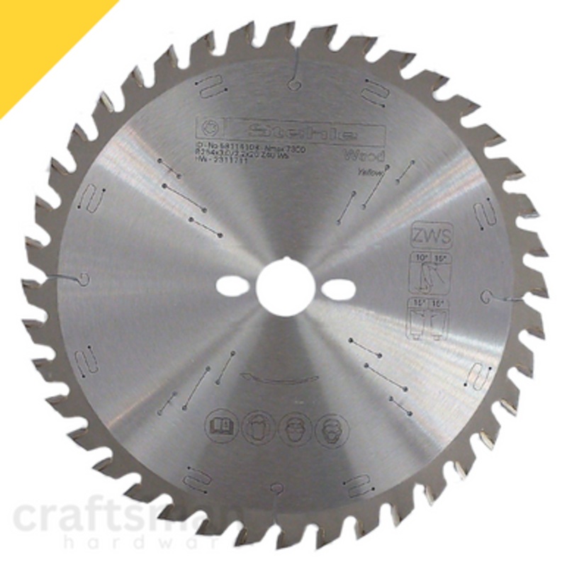 STEHLE Circular Saw Blade | ZWS 254mm/20mm Bore Circular Saw Blade, for Solid Timber