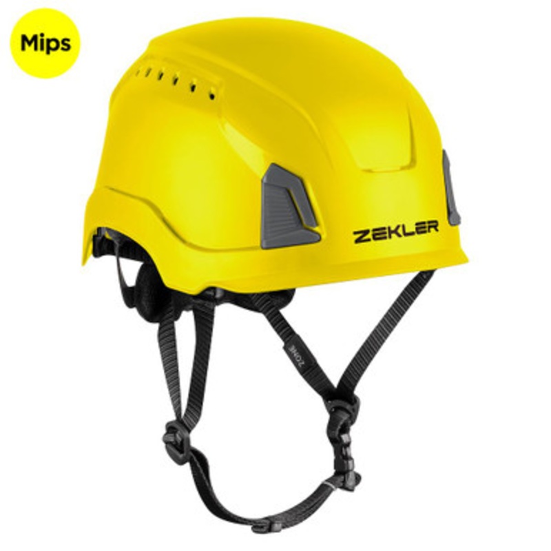 ZEKLER Head Protection | ZONE Helmet Yellow Head Protection with MIPS and Chinstrap