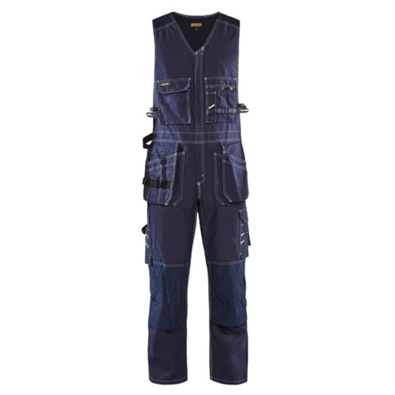 BLAKLADER Overalls | 2650 Craftsman Navy Blue Overalls with Holster Pockets in Cotton