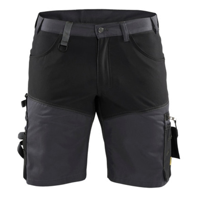 BLAKLADER Shorts | 1798 Mens Craftsman Mid Grey Shorts with Durable Poly/Cotton Blend