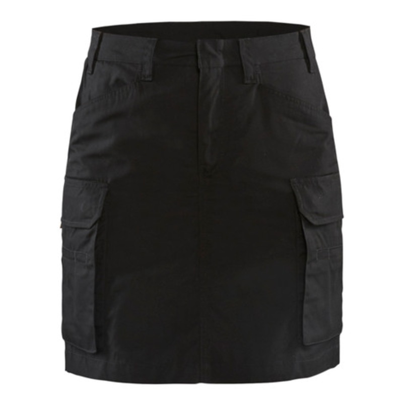 BLAKLADER Skirts | 7148 Womens Black Skirts with Stretch in Durable Poly/Cotton Blend