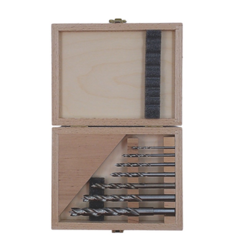 FAMAG Drill Bits | 1591 Brad Point Drill Bits Set  3, 4, 5, 6, 8, 10, 12mm in Solid Timber