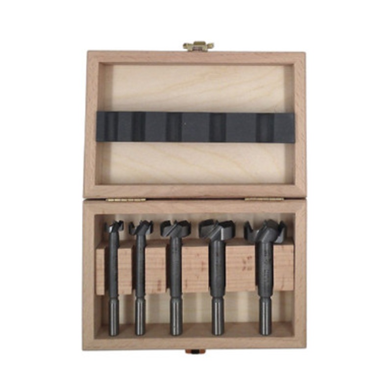 FAMAG Forstner Bit | 1630 CLASSIC Tool Steel Forstner Bit . Set 15, 20, 25, 30, 35 mm and Box.