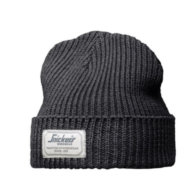 SNICKERS Accessory | 9023 Anthracite Grey Fisherman Beanie AllRoundWork with Wool