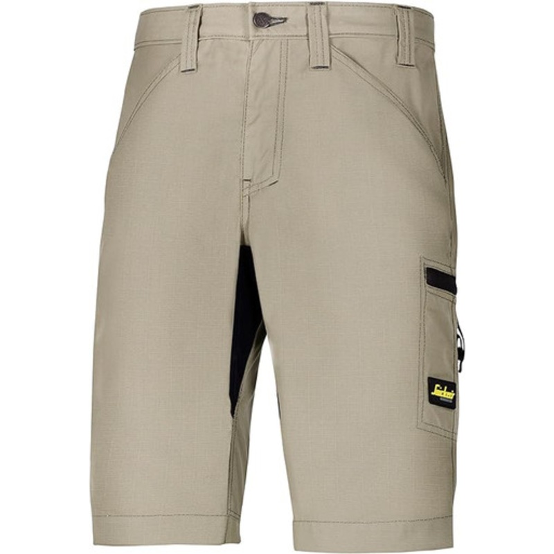 SNICKERS Shorts | 6102 Mens Khaki LiteWork Ripstop Shorts with Stretch-SALE