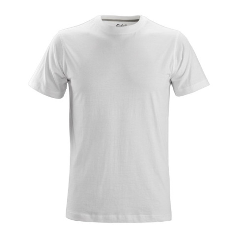 SNICKERS T-Shirt | 2502 White AllroundWork T-Shirt with Round Neck and in Cotton
