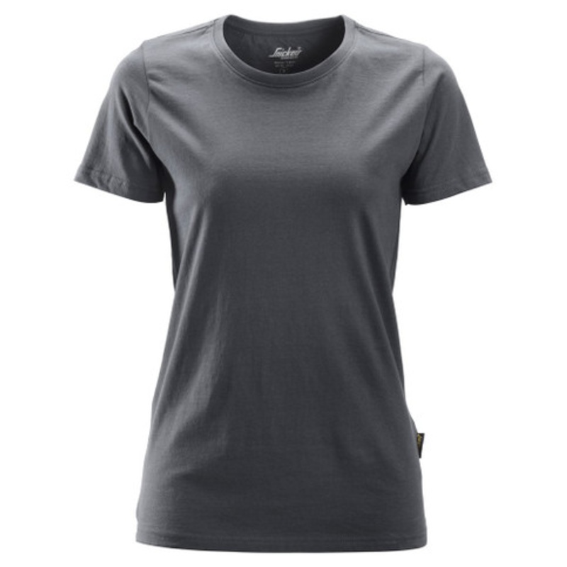 SNICKERS T-Shirt | 2516 Mid Grey AllroundWork Womens T-Shirt with Round Neck and in Cotton