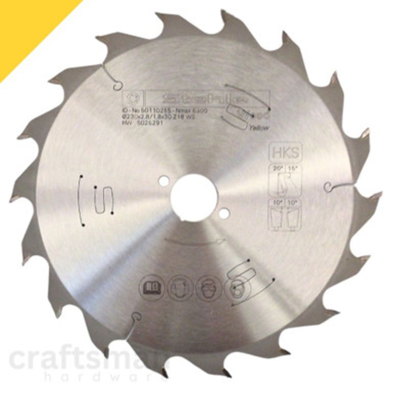 STEHLE Circular Saw Blade | HKS SOLID 230mm/30mm Bore Circular Saw Blade, for Solid Timber