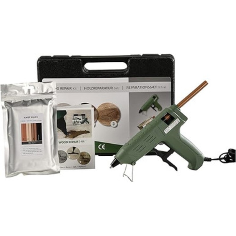 STUBAI Wood Repair | Wood Repair Set Thermelt Assortment for Knot Repairs