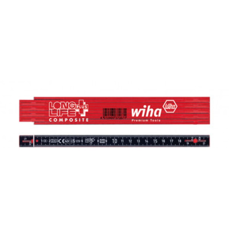 WIHA Folding Ruler | LongLife Plus Composite Length 2 m