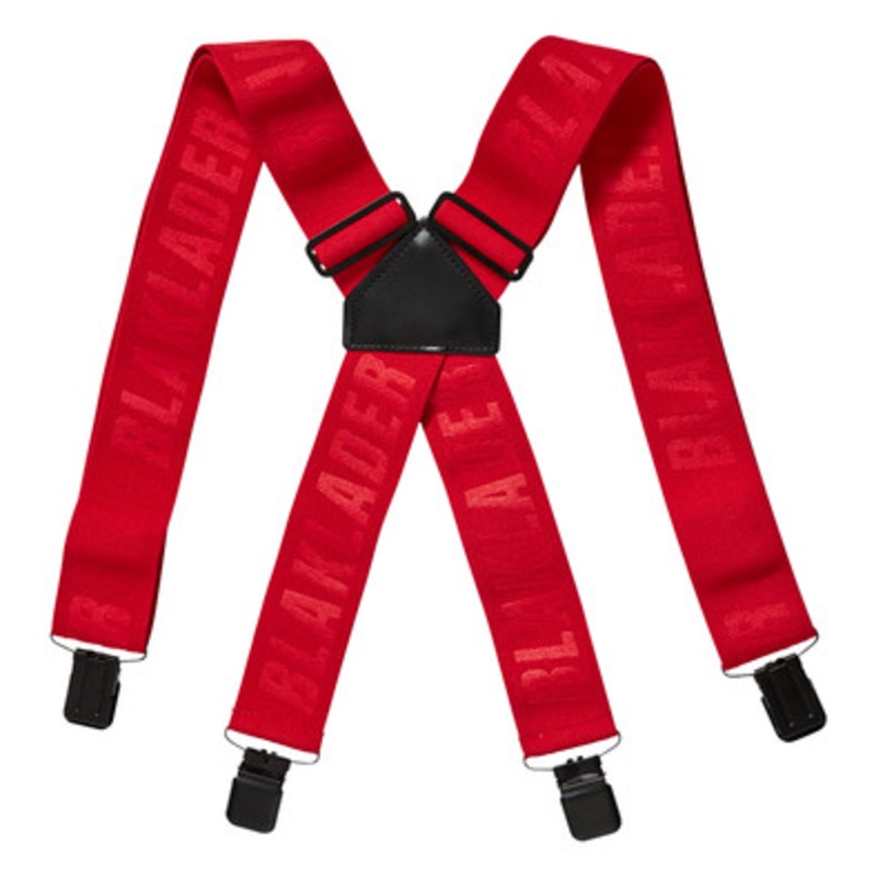 BLAKLADER Braces | 4009 Red Craftsmen Braces with strong straps in Polyester