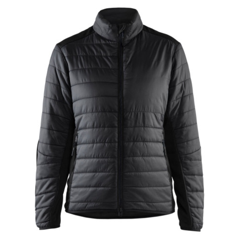 BLAKLADER Jacket | 4715 Black/Dark Grey Womens Winter Jacket with Warm Lining and Water Repellent in Polyester