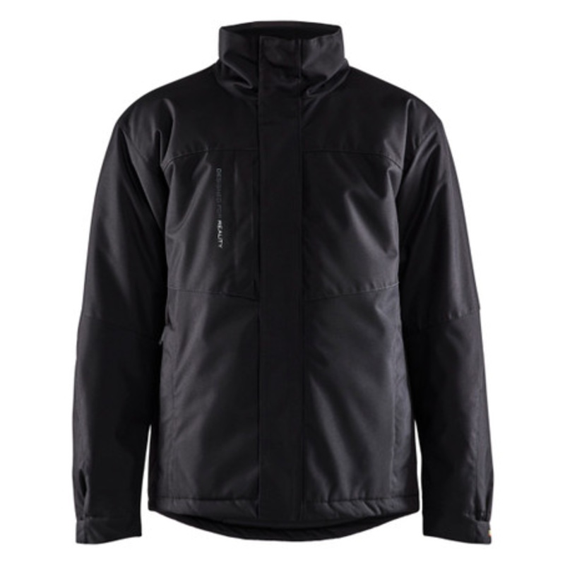 BLAKLADER Jacket | 4918 Black Winter Jacket with Lining in Polyester Waterproof