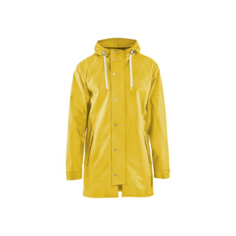 BLAKLADER Rain Jacket | 4399 Yellow Casual Rain Jacket with Polyester Waterproof