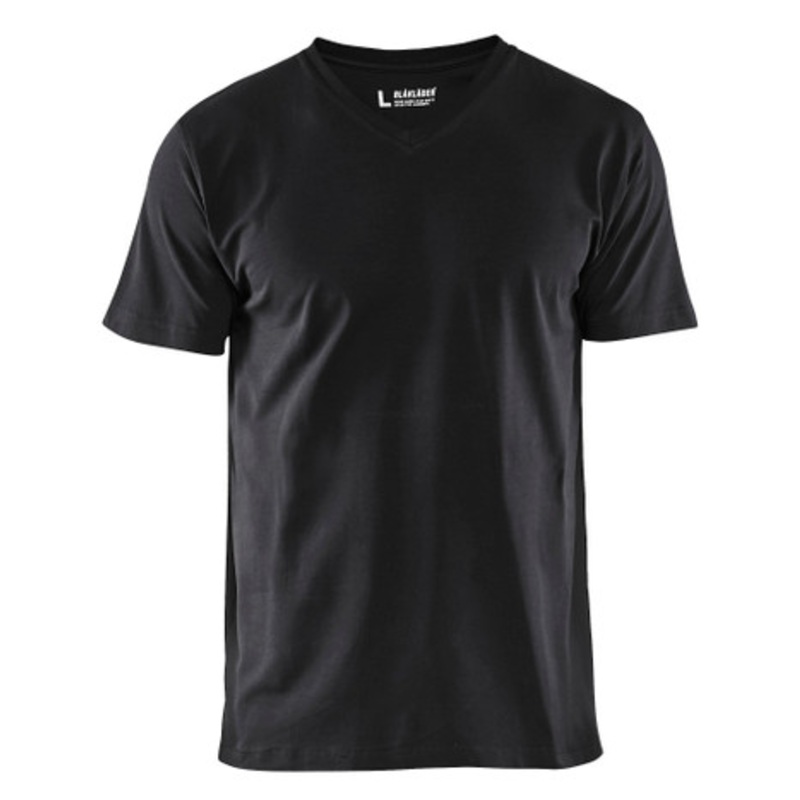 BLAKLADER T-Shirt  | 3360 Mens Black Classic T-Shirt with Cotton with Stretch