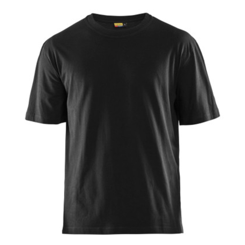 BLAKLADER T-Shirt  | 3482 Black Short Sleeve Flame Resistant T-Shirt in Anti-Flame Cotton