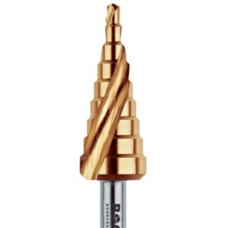 BOHRCRAFT Drill Bits | 1761 HSS Ti-N Step Drill Bits in Steel