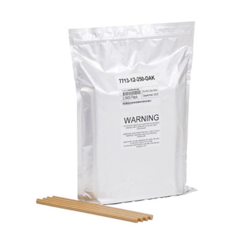 KNOTTEC Adhesives | Wood Repair Oak Therm Melt Adhesives 2.5kg resealable foil bag with 100 sticks