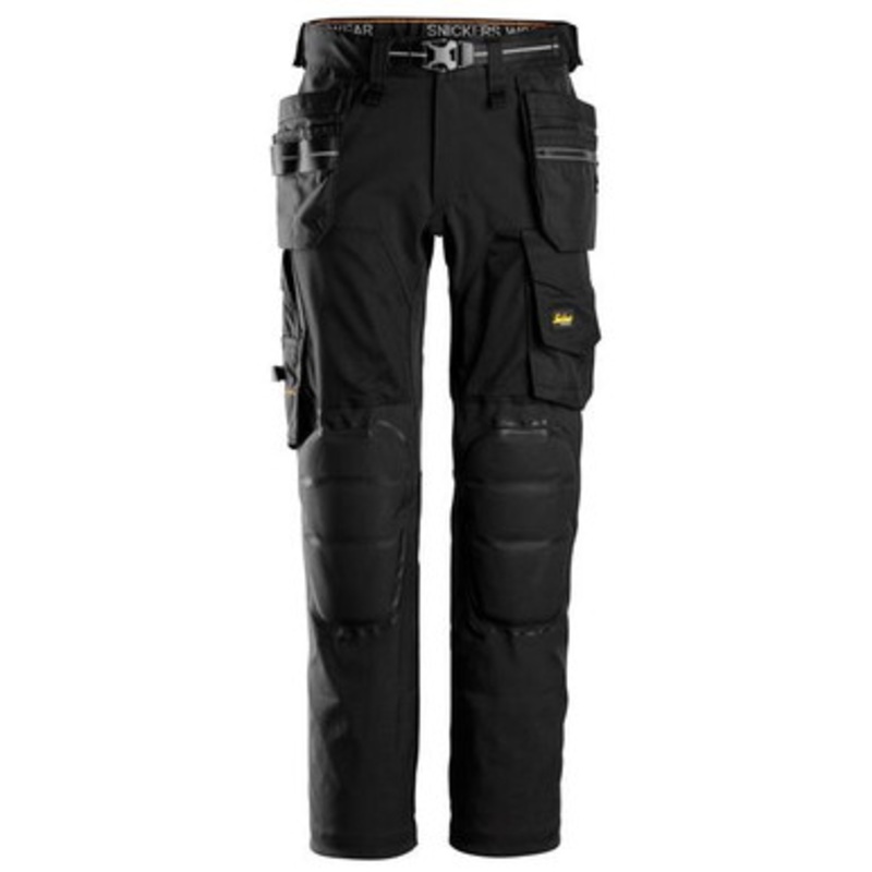 SNICKERS Trousers | 6590  Capsulized Black Trousers with Holster Pockets