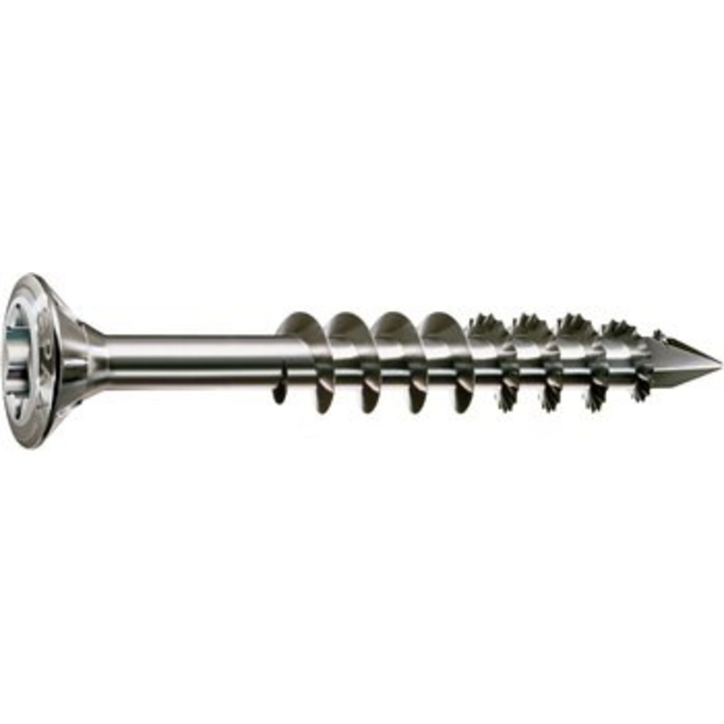 SPAX Screws | 5mm Raised Countersunk Head Screws T20 with Partial Thread in A2 304 Stainless Steel