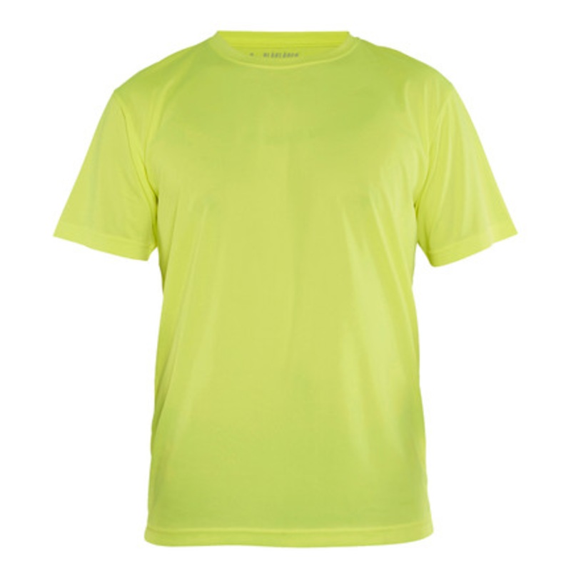 BLAKLADER T-Shirt  | 3331  High Vis Yellow Short Sleeve T-Shirt with UV Protection Polyester