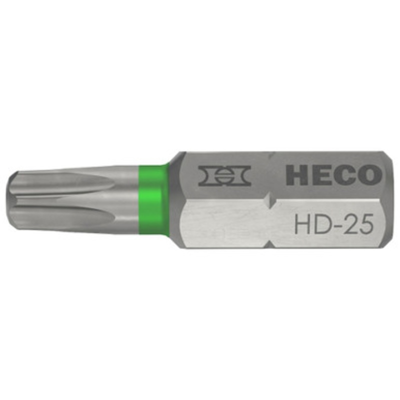 HECO Drive Bits | HD25 Drive Bits in 25mm Length for  Shank