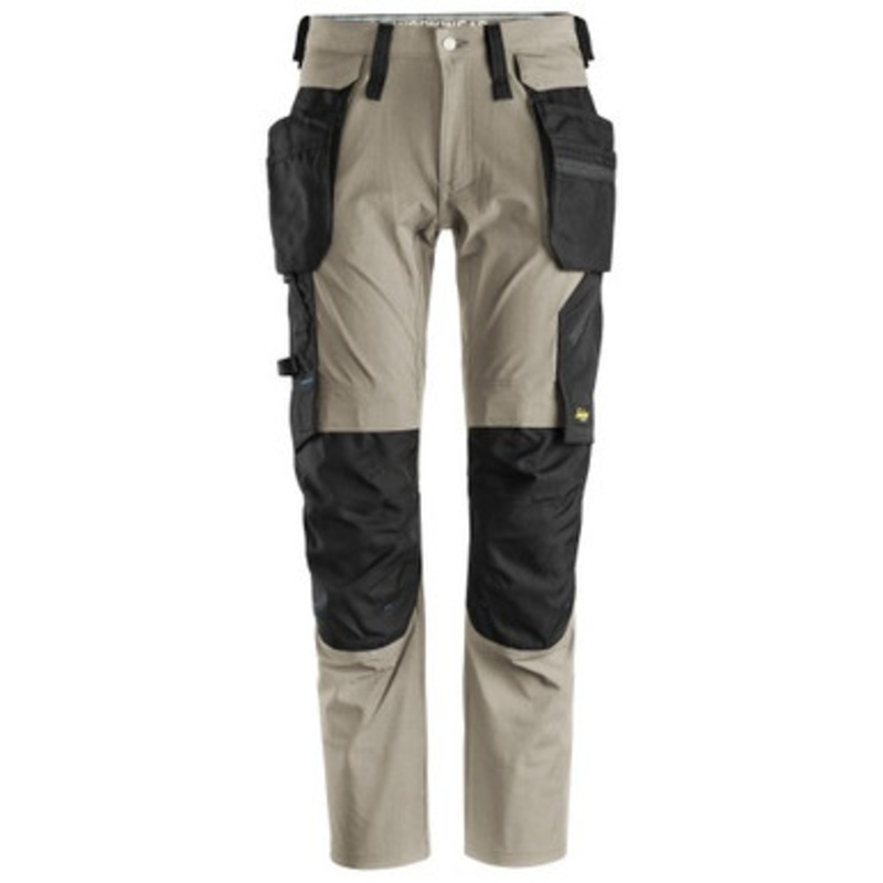 SNICKERS Trousers | 6208  Lite Work Khaki Trousers with Kneepad Pockets and Holster Pockets 4-Way Stretch