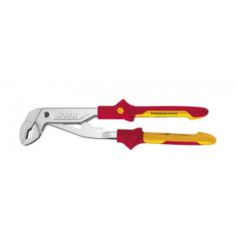 WIHA Pliers | VDE Rated Water Pump Adjustable Pliers for Professional Electric