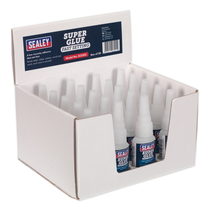 Super Glue Fast Setting 20g Pack of 20 – SCS302