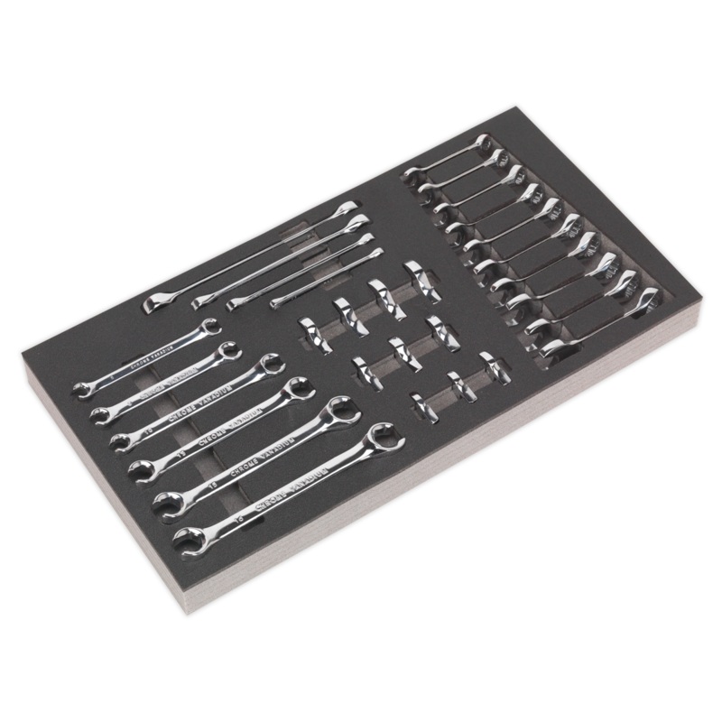 Tool Tray with Specialised Spanner Set 30pc – Metric – S01125