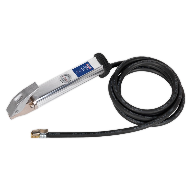 Tyre Inflator with 2.7m Hose & Clip-On Connector – SA396