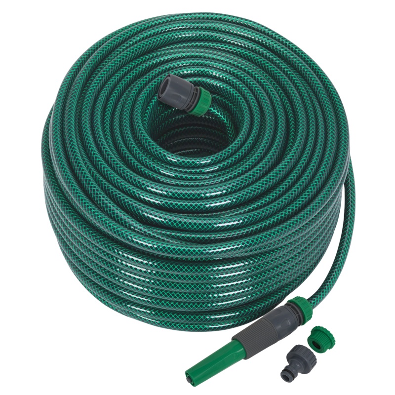 Water Hose 80m with Fittings – GH80R